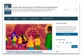 The Center for the Study of Child Care Employment website